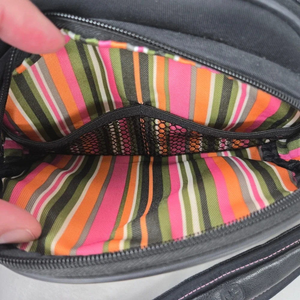 Wenger Swiss Army The Rhea Camera Bag Shoulder‎ Travel Black Pink Padded Secure